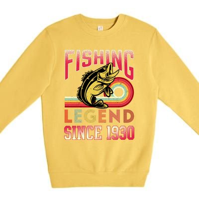 Fishing Legend Since 1930 Premium Crewneck Sweatshirt