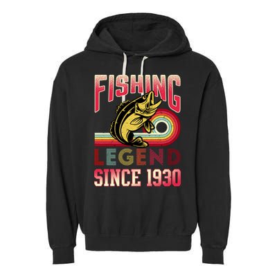 Fishing Legend Since 1930 Garment-Dyed Fleece Hoodie
