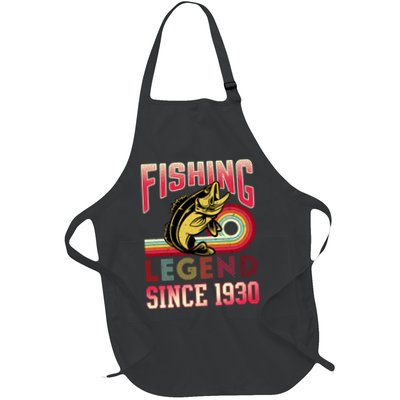 Fishing Legend Since 1930 Full-Length Apron With Pockets