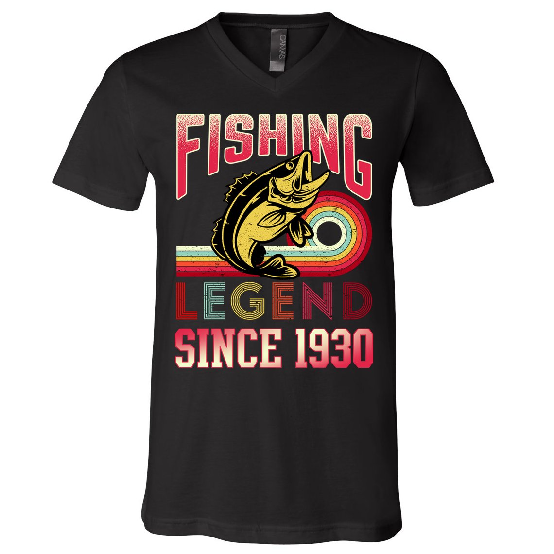 Fishing Legend Since 1930 V-Neck T-Shirt