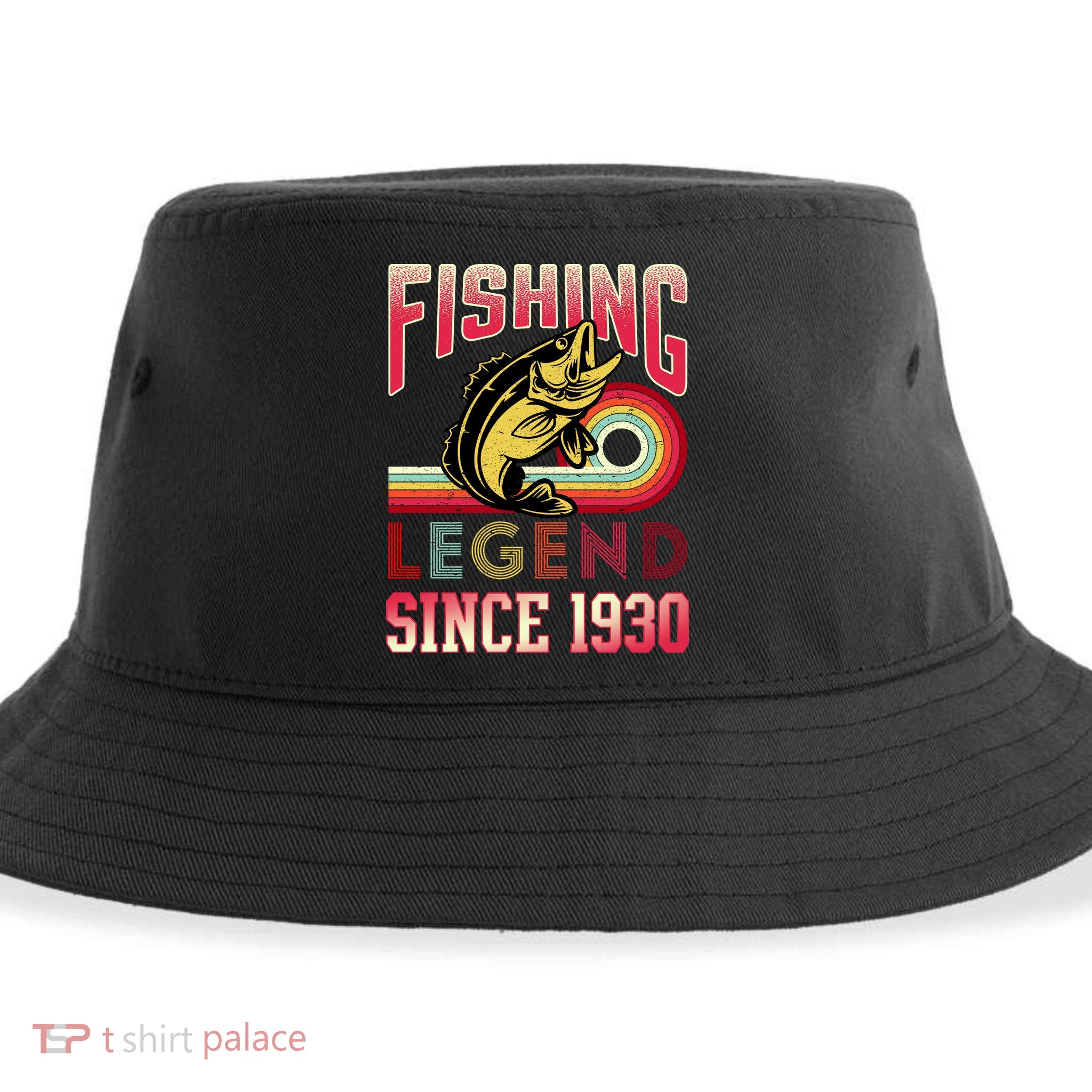 Fishing Legend Since 1930 Sustainable Bucket Hat