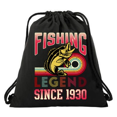 Fishing Legend Since 1930 Drawstring Bag