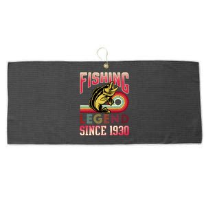 Fishing Legend Since 1930 Large Microfiber Waffle Golf Towel