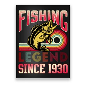 Fishing Legend Since 1930 Poster