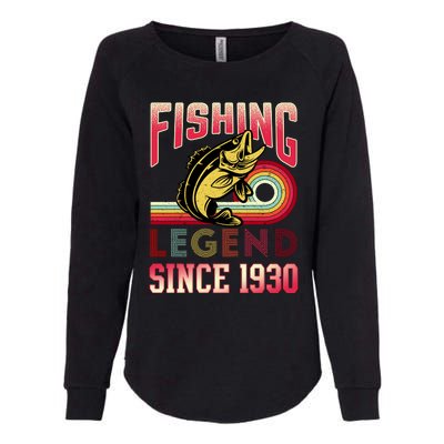 Fishing Legend Since 1930 Womens California Wash Sweatshirt