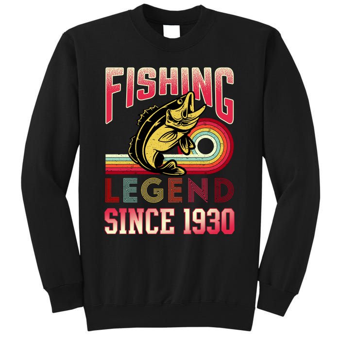 Fishing Legend Since 1930 Tall Sweatshirt