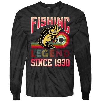 Fishing Legend Since 1930 Tie-Dye Long Sleeve Shirt