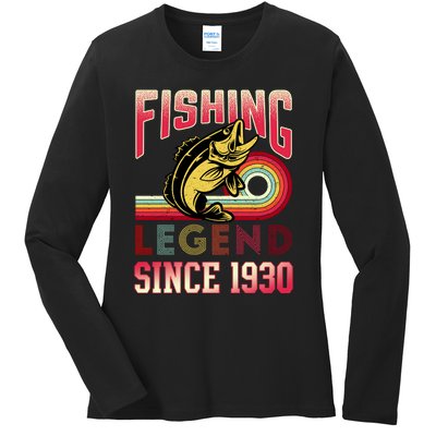 Fishing Legend Since 1930 Ladies Long Sleeve Shirt