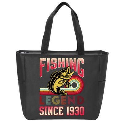 Fishing Legend Since 1930 Zip Tote Bag