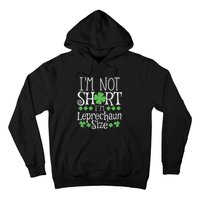 Funny Leprechaun Size St Patricks Day Hoodie