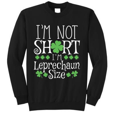 Funny Leprechaun Size St Patricks Day Sweatshirt