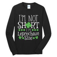 Funny Leprechaun Size St Patricks Day Tall Long Sleeve T-Shirt