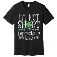 Funny Leprechaun Size St Patricks Day Premium T-Shirt