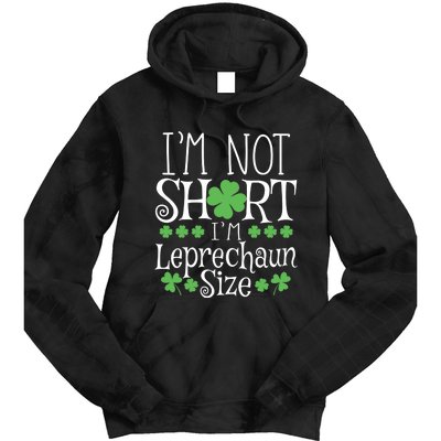 Funny Leprechaun Size St Patricks Day Tie Dye Hoodie