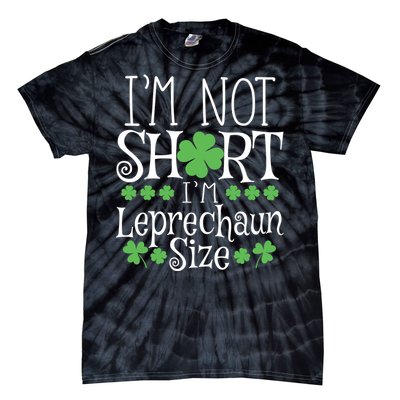 Funny Leprechaun Size St Patricks Day Tie-Dye T-Shirt