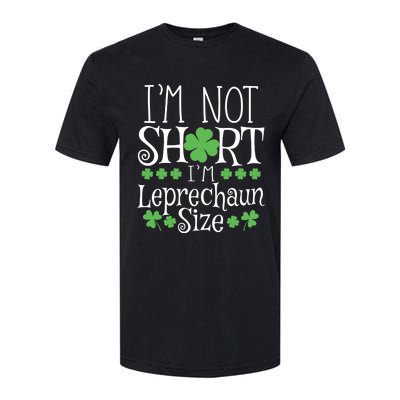 Funny Leprechaun Size St Patricks Day Softstyle CVC T-Shirt