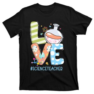 Funny Love Science Teacher Teacherlife Easter Day Outfit T-Shirt