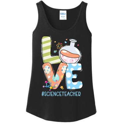 Funny Love Science Teacher Teacherlife Easter Day Outfit Ladies Essential Tank