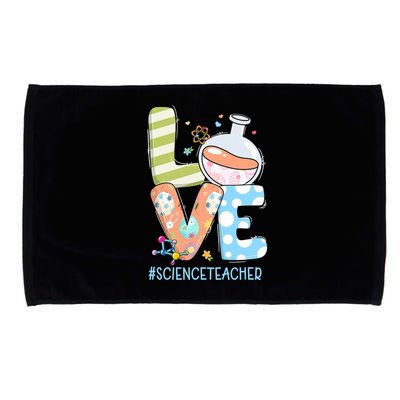 Funny Love Science Teacher Teacherlife Easter Day Outfit Microfiber Hand Towel