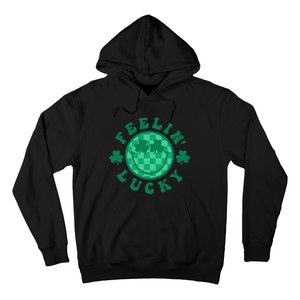 Feelin' Lucky St Patrick's Day Funny Irish Shamrock Hoodie