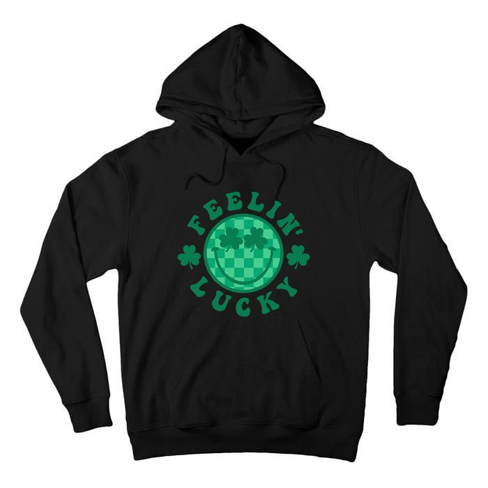 Feelin' Lucky St Patrick's Day Funny Irish Shamrock Tall Hoodie