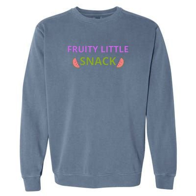 Fruity Little Snack Garment-Dyed Sweatshirt