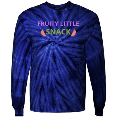 Fruity Little Snack Tie-Dye Long Sleeve Shirt