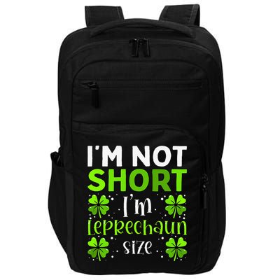Funny Leprechaun St Patricks Day For & Women Impact Tech Backpack