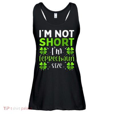 Funny Leprechaun St Patricks Day For & Women Ladies Essential Flowy Tank