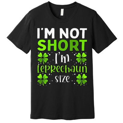 Funny Leprechaun St Patricks Day For & Women Premium T-Shirt