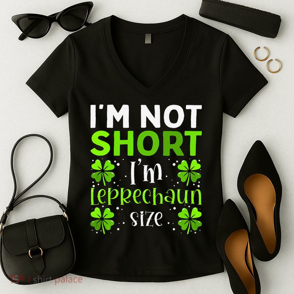 Funny Leprechaun St Patricks Day For & Women Women's V-Neck T-Shirt