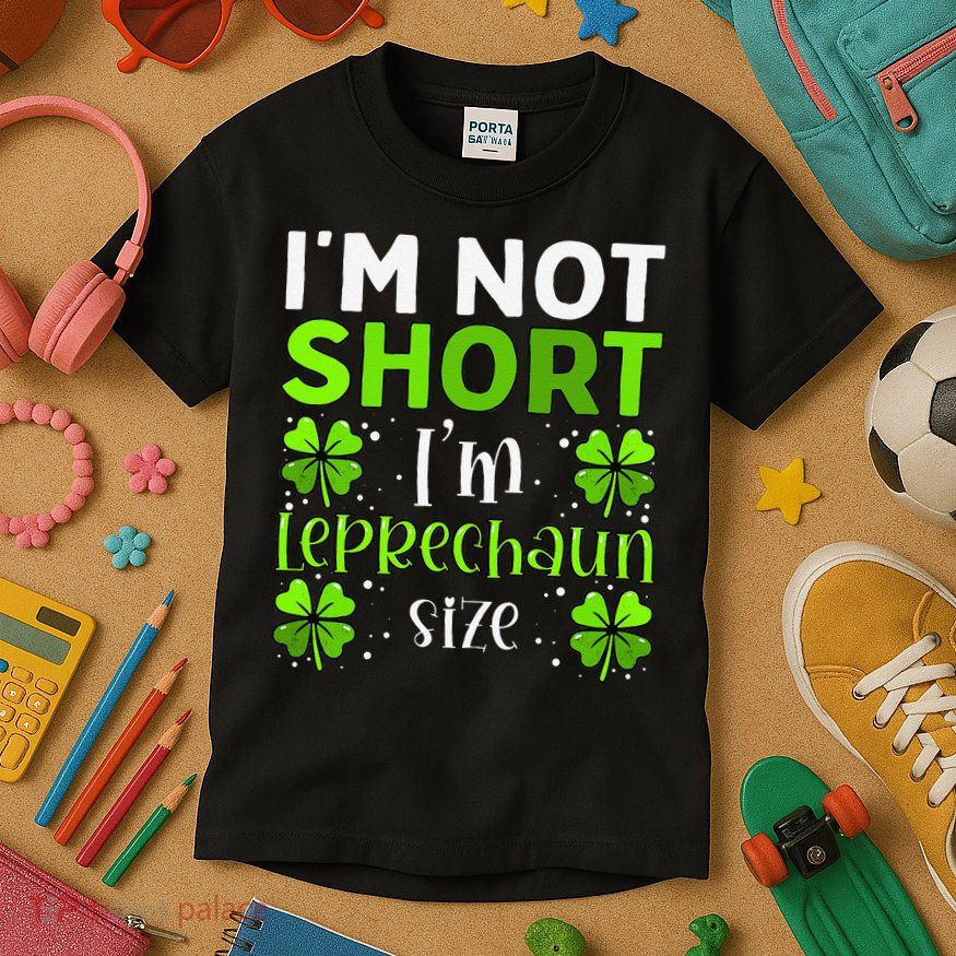 Funny Leprechaun St Patricks Day For & Women Kids T-Shirt