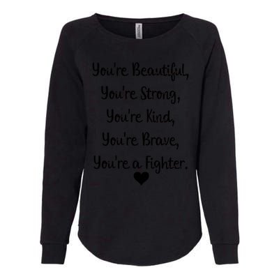 Follicular Lymphoma Support Cancer Fighter Womens California Wash Sweatshirt