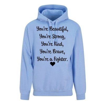 Follicular Lymphoma Support Cancer Fighter Unisex Surf Hoodie