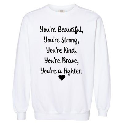 Follicular Lymphoma Support Cancer Fighter Garment-Dyed Sweatshirt