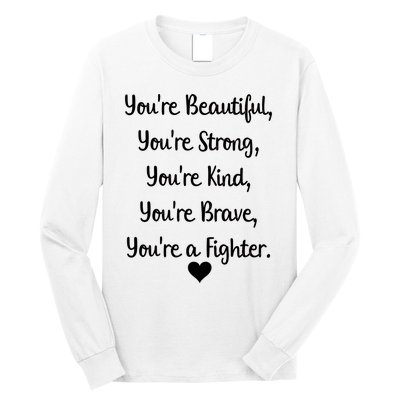 Follicular Lymphoma Support Cancer Fighter Long Sleeve Shirt