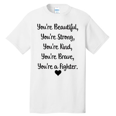 Follicular Lymphoma Support Cancer Fighter Tall T-Shirt