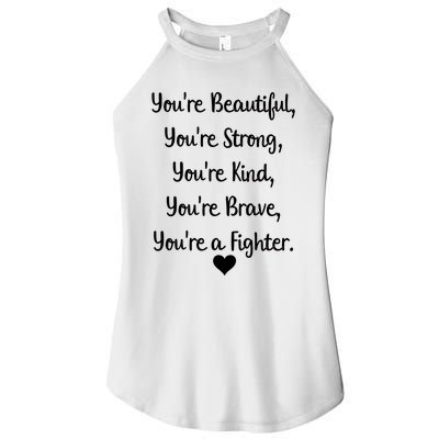 Follicular Lymphoma Support Cancer Fighter Women's Perfect Tri Rocker Tank