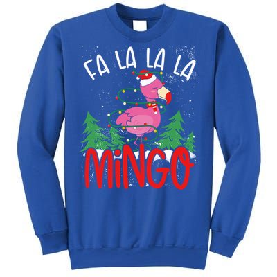 Flamingo Lights Tangled Fa La La Mingo Flamingo Tropical Cute Gift Sweatshirt