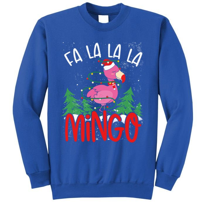 Flamingo Lights Tangled Fa La La Mingo Flamingo Tropical Cute Gift Sweatshirt