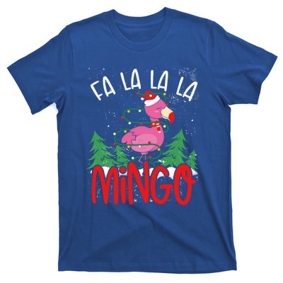 Flamingo Lights Tangled Fa La La Mingo Flamingo Tropical Cute Gift T-Shirt