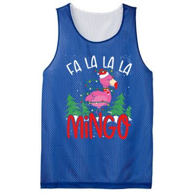 Flamingo Lights Tangled Fa La La Mingo Flamingo Tropical Cute Gift Mesh Reversible Basketball Jersey Tank