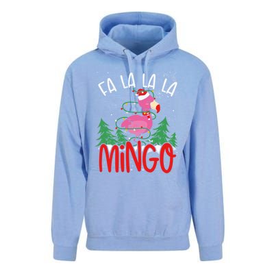 Flamingo Lights Tangled Fa La La Mingo Flamingo Tropical Cute Gift Unisex Surf Hoodie