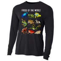 Frog Lover Types Of Frogs Kinds Of Frogs Cute Frog Cooling Performance Long Sleeve Crew