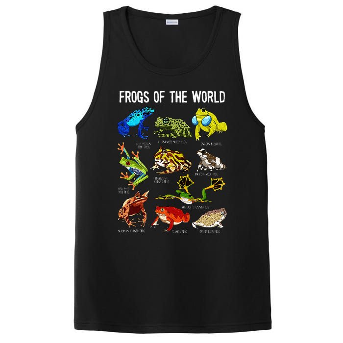 Frog Lover Types Of Frogs Kinds Of Frogs Cute Frog PosiCharge Competitor Tank