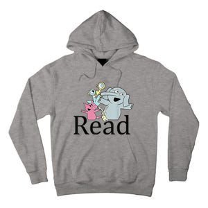 Funny Library Teacher Read Book Club Piggie Elephant Pigeons Tall Hoodie