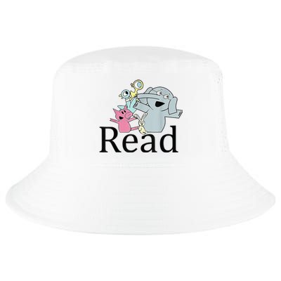 Funny Library Teacher Read Book Club Piggie Elephant Pigeons Cool Comfort Performance Bucket Hat