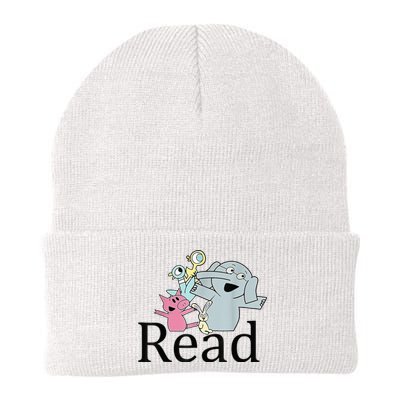 Funny Library Teacher Read Book Club Piggie Elephant Pigeons Knit Cap Winter Beanie