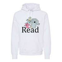 Funny Library Teacher Read Book Club Piggie Elephant Pigeons Premium Hoodie