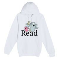 Funny Library Teacher Read Book Club Piggie Elephant Pigeons Premium Pullover Hoodie